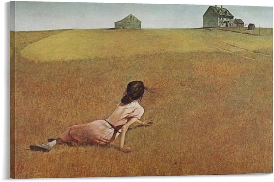 Amazon.co.jp: キャンバスの女性クリスティーナの世界による